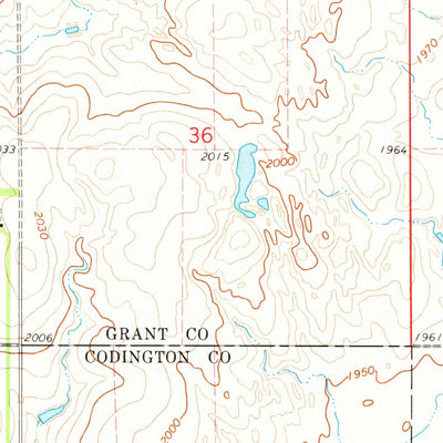 United States Geological Survey Still Lake NE, SD (1970, 24000-Scale) digital map