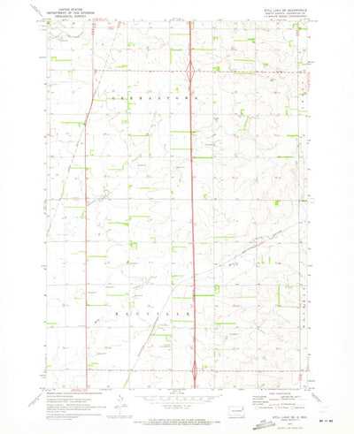United States Geological Survey Still Lake SE, SD (1970, 24000-Scale) digital map