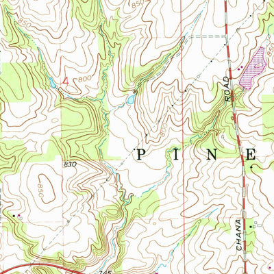 United States Geological Survey Stillman Valley, IL (1971, 24000-Scale) digital map