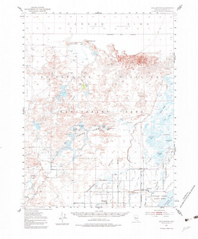 United States Geological Survey Stillwater, NV (1950, 62500-Scale) digital map