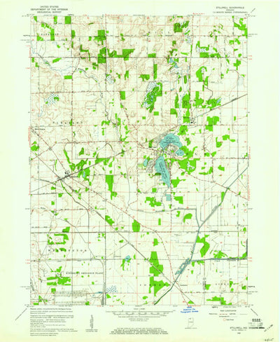 United States Geological Survey Stillwell, IN (1958, 24000-Scale) digital map