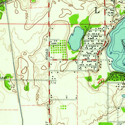United States Geological Survey Stillwell, IN (1958, 24000-Scale) digital map