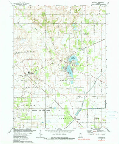 United States Geological Survey Stillwell, IN (1974, 24000-Scale) digital map