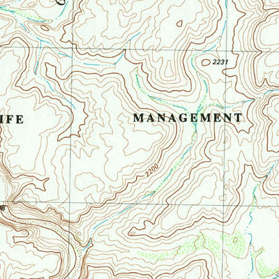 United States Geological Survey Stillwell Mountain, TX (1983, 24000-Scale) digital map