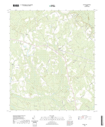 United States Geological Survey Stilson, GA (2020, 24000-Scale) digital map