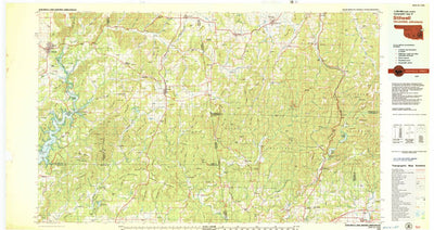 United States Geological Survey Stilwell, OK-AR (1978, 100000-Scale) digital map