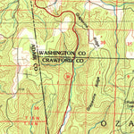United States Geological Survey Stilwell, OK-AR (1978, 100000-Scale) digital map