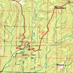 United States Geological Survey Stilwell, OK-AR (1978, 100000-Scale) digital map