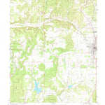 United States Geological Survey Stilwell West, OK (1972, 24000-Scale) digital map