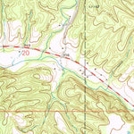 United States Geological Survey Stilwell West, OK (1972, 24000-Scale) digital map