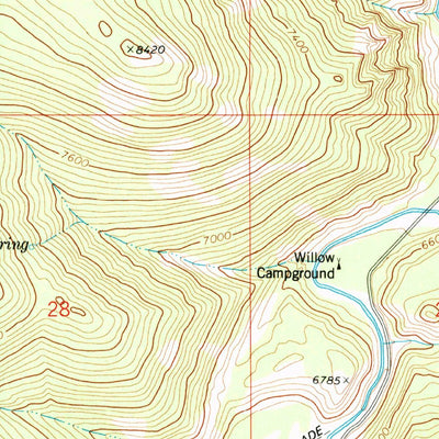United States Geological Survey Stine Mountain, MT (1978, 24000-Scale) digital map