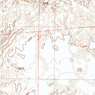 United States Geological Survey Stinking Springs Mountain, AZ (1982, 24000-Scale) digital map