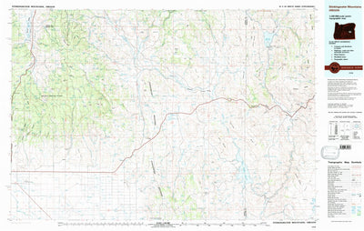 United States Geological Survey Stinkingwater Mountains, OR (1978, 100000-Scale) digital map