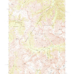 United States Geological Survey Stinkingwater Peak, WY (1989, 24000-Scale) digital map