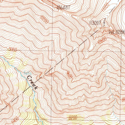 United States Geological Survey Stinkingwater Peak, WY (1989, 24000-Scale) digital map