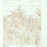 United States Geological Survey Stinnett Station, TX (1953, 24000-Scale) digital map