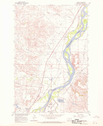 United States Geological Survey Stipek, MT (1967, 24000-Scale) digital map
