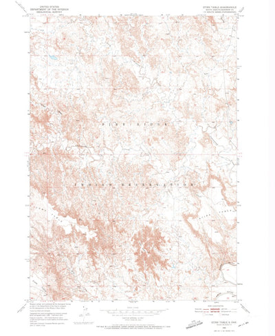 United States Geological Survey Stirk Table, SD (1950, 24000-Scale) digital map