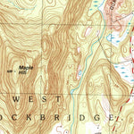 United States Geological Survey Stockbridge, MA-NY (1987, 25000-Scale) digital map