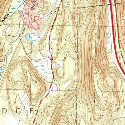 United States Geological Survey Stockbridge, MA-NY (1997, 25000-Scale) digital map