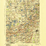 United States Geological Survey Stockbridge, MI (1942, 62500-Scale) digital map