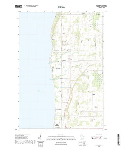 United States Geological Survey Stockbridge, WI (2022, 24000-Scale) digital map