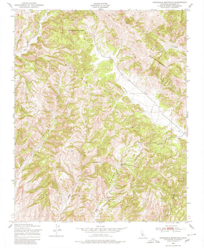 United States Geological Survey Stockdale Mountain, CA (1948, 24000-Scale) digital map