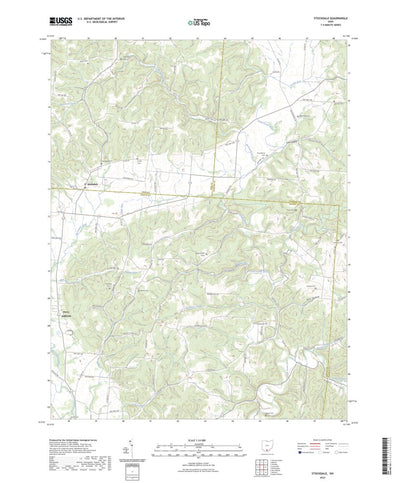 United States Geological Survey Stockdale, OH (2023, 24000-Scale) digital map