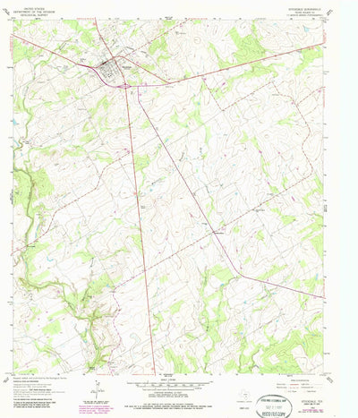 United States Geological Survey Stockdale, TX (1961, 24000-Scale) digital map