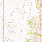 United States Geological Survey Stocke Butte, ND (1958, 24000-Scale) digital map