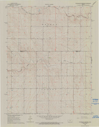 United States Geological Survey Stockholm Cemetery, KS (1968, 24000-Scale) digital map