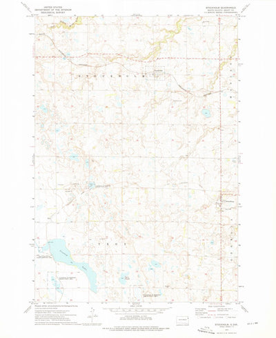 United States Geological Survey Stockholm, SD (1973, 24000-Scale) digital map
