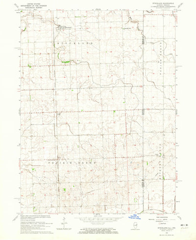 United States Geological Survey Stockland, IL-IN (1964, 24000-Scale) digital map