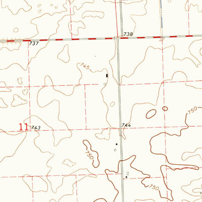 United States Geological Survey Stockland, IL-IN (1964, 24000-Scale) digital map