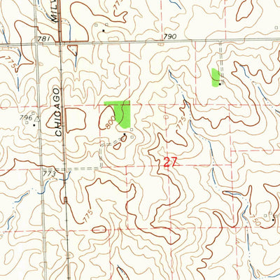 United States Geological Survey Stockland, IL-IN (1964, 24000-Scale) digital map