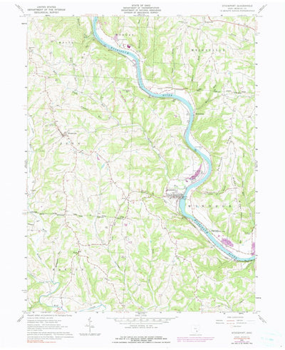 United States Geological Survey Stockport, OH (1961, 24000-Scale) digital map