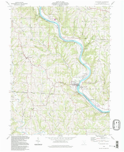 United States Geological Survey Stockport, OH (1994, 24000-Scale) digital map
