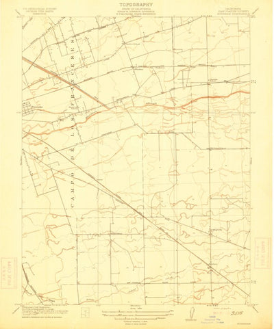 United States Geological Survey Stockton East, CA (1914, 31680-Scale) digital map