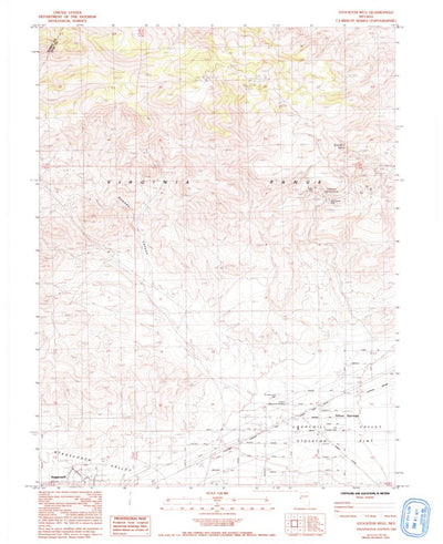 United States Geological Survey Stockton Flat Well, NV (1985, 24000-Scale) digital map