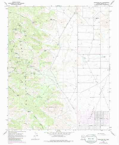 United States Geological Survey Stockton Hill, AZ (1968, 24000-Scale) digital map