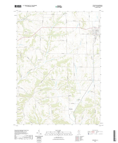 United States Geological Survey Stockton, IL (2021, 24000-Scale) digital map