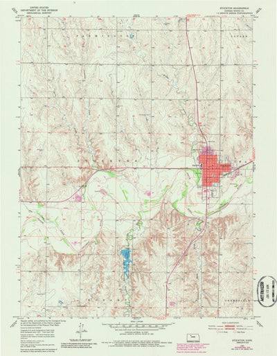 United States Geological Survey Stockton, KS (1953, 24000-Scale) digital map