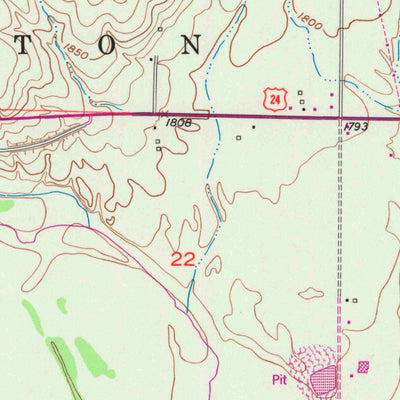 United States Geological Survey Stockton, KS (1953, 24000-Scale) digital map