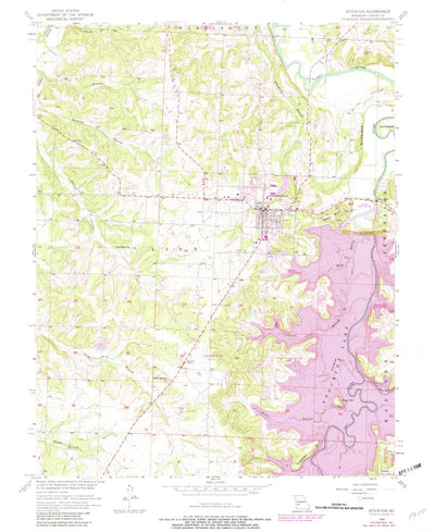 United States Geological Survey Stockton, MO (1956, 24000-Scale) digital map