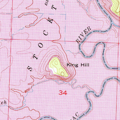 United States Geological Survey Stockton, MO (1956, 24000-Scale) digital map