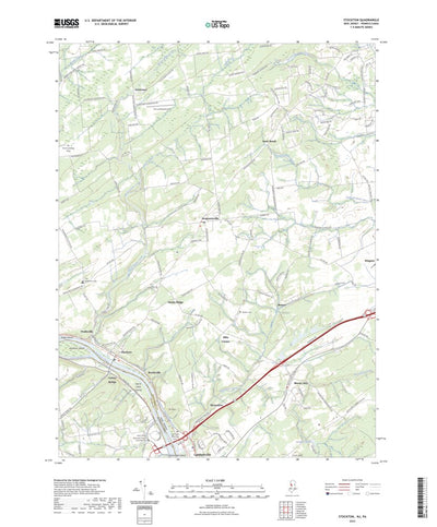 United States Geological Survey Stockton, NJ (2023, 24000-Scale) digital map
