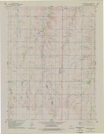 United States Geological Survey Stockton SE, KS (1978, 24000-Scale) digital map