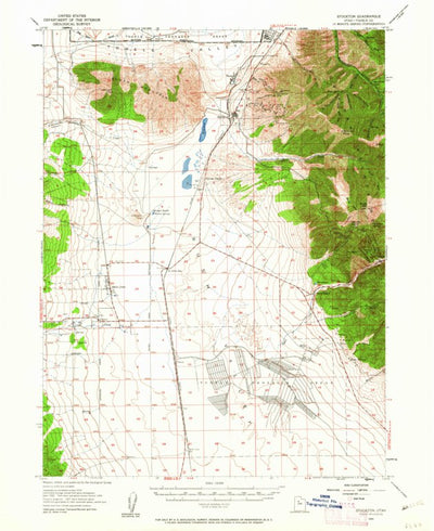 United States Geological Survey Stockton, UT (1955, 62500-Scale) digital map