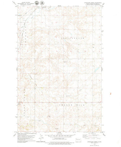 United States Geological Survey Stockyard Creek, ND (1979, 24000-Scale) digital map