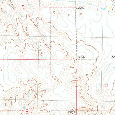 United States Geological Survey Stockyard Creek, ND (1979, 24000-Scale) digital map